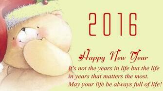 Desktop Wallpaper Welcome Happy New Year