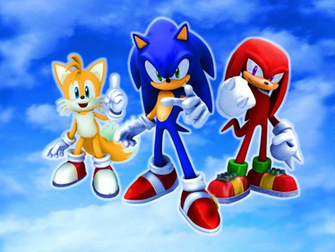 Team Sonic Or Heroes Blue Sky Wallpaper By