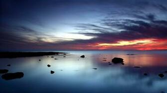 Beautiful Ocean Sunset Wallpaper