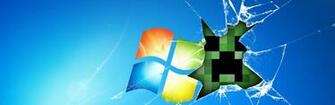 Wallpaper Windows Minecraft Game Glass Desktop