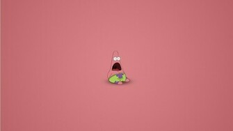 Patrick Star Spongebob Squarepants Cartoon Wallpaper