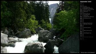 Mlewallpaper Vernal Falls In The Distance Calendar
