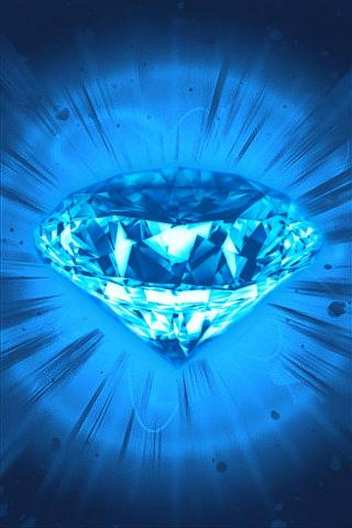 Blue Kryptonite Background By Kalel7