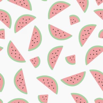 Wild Watermelons In White Pink Green I Love Wallpaper