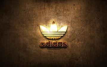 Gold Adidas Logo Wallpaper On