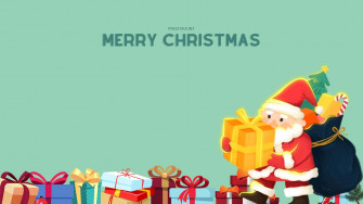 Cute Simple Christmas Wallpaper