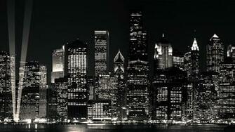 Black And White City Wallpaper