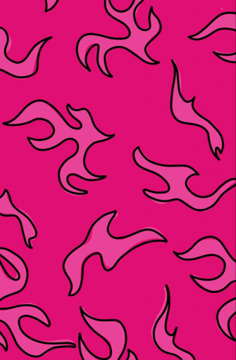 Pink Flames Wallpaper
