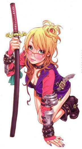 Desktop Wallpaper Anime Female Warrior Girls Set