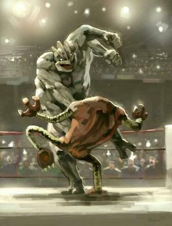 Machamp Vs Hitmonlee Teh Pokemanz Fondos Pokemon Fotos De