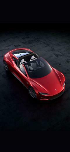 Tesla Roadster Phone Wallpaper