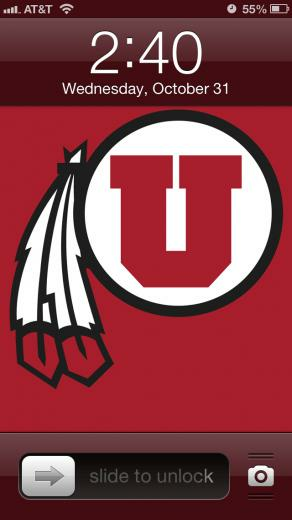 Utah Utes iPhone Wallpaper