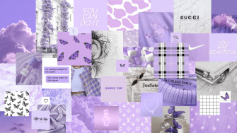 Purple Aesthetic Laptop Wallpaper