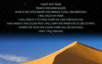 Quote On Fear Wallpaper