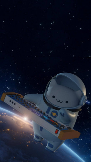 Cartoon Astronaut Wallpaper