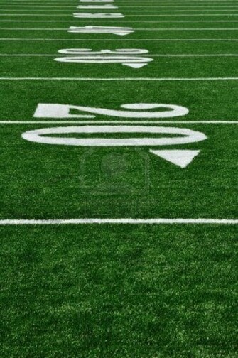 American Football Field Background Vertical
