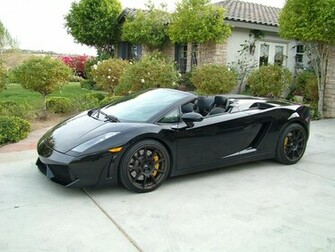 Lamborghini Gallardo Spyder Black Wallpaper Image Galleries Imagekb