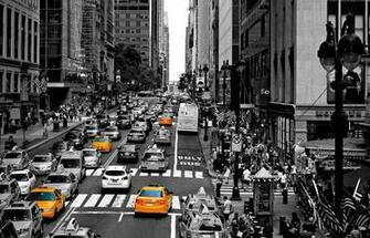 New York City Streets Background Wallpaper
