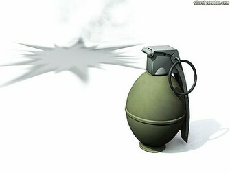 Visual Paradox 3d Wallpaper Grenade Multiple Sizes