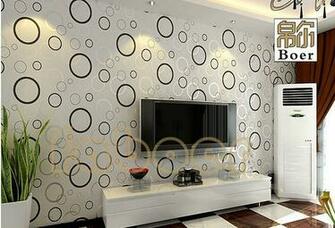 For Living Room Wall Black White Striped Wallpaper Contemporary Jpg