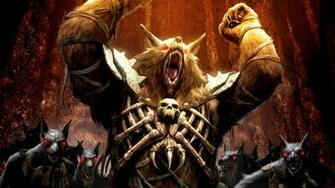 Fantasy Dark Horror Monster Werewolf Demon Art Wallpaper