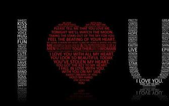 I Love You Words HD Wallpaper