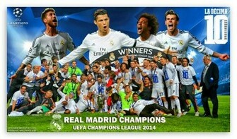 Click Real Madrid Celebrating Wallpaper HD