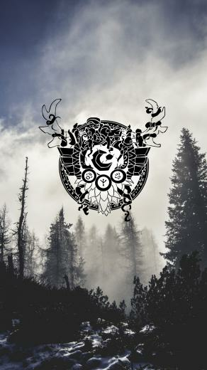 Mobile Druid Wallpaper Logo Cred U Thepabsman Worldofwarcraft