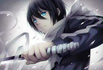 Noragami Short Hair Sword Tidsean Weapon Yato Wallpaper