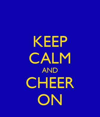 Keep Calm And Cheer On Carry Image Generator