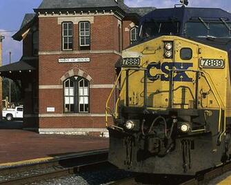 Point Of Rocks Station Md W Marc And Csx Trains