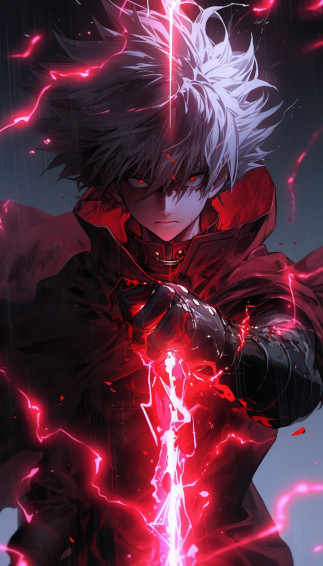 Killua X Darth Sidious In Cool Anime Background