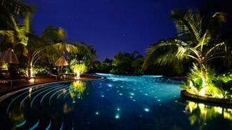 Beach At Night Wallpaper