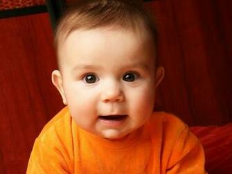 Cute Baby Close Up Wallpaper HD