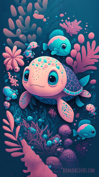 Wallpaper Wednesday Sea Turtle Cartoon Bernews