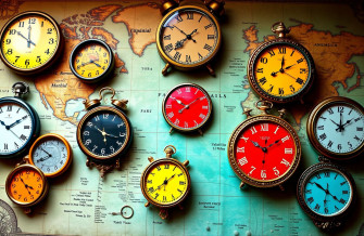 Time Zone Clock Wallpaper