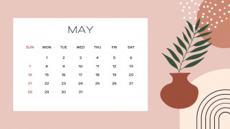 May Calendar Wallpaper