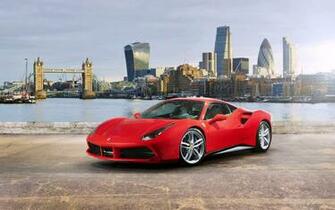 Wallpaper Ferrari Gtb Red Side 4k