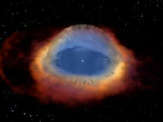 Helix Nebula Model Artist S Impression Esa Hubble