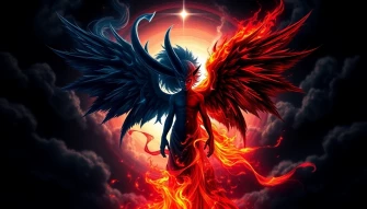 Black Angel Devil Wallpaper