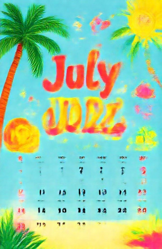 July Calendar Wallpaper