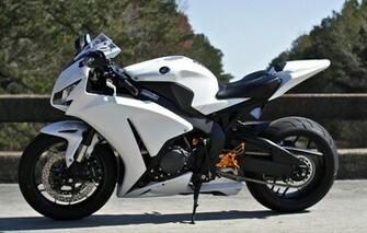 Wallpaper Honda Cbr1000rr White Motorcycle Sky