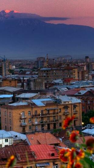 Wallpaper Armenia City Yerevan iPhone