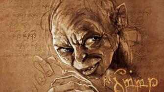 The Hobbit Gollum Arwork Desktop Pc And Mac Wallpaper