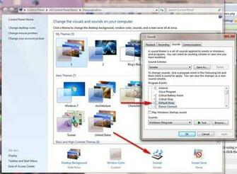 Customize Windows Sounds Beeps Themes Personalize