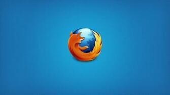 Mozilla Firefox Browser Blue Background HD Wallpaper