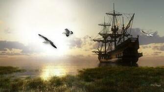 Sailing Ships Wallpaper Image
