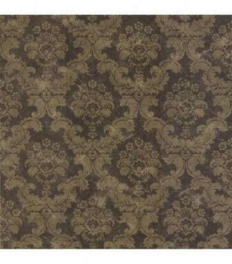 Augusta Brown Damask Wallpaper Sampleaugusta