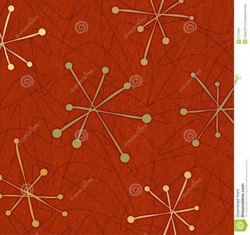50s 60s Retro Wallpaper Red
