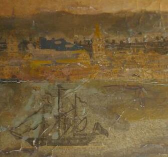 Zuber Wallpaper Panels Depicting New York Bay At 1stdibs